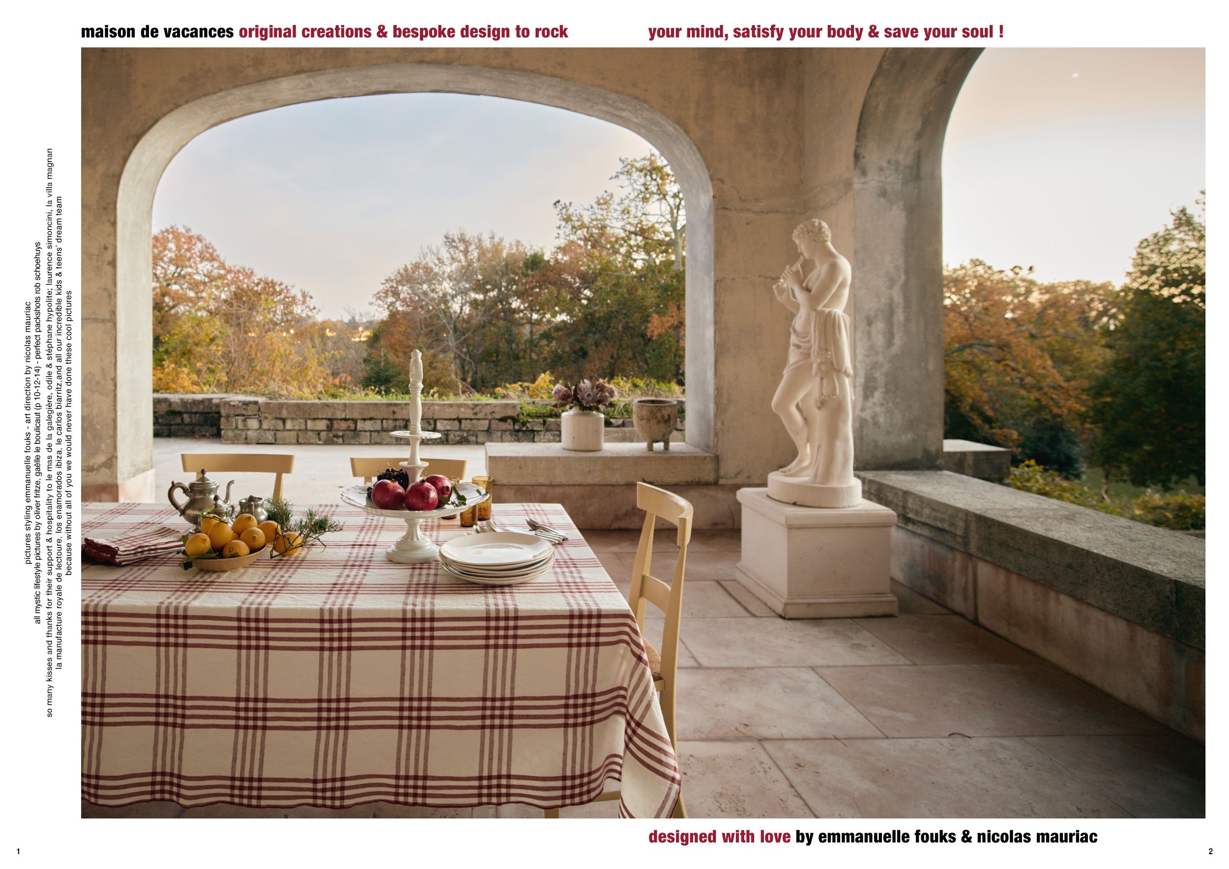 Catalogue Table Linen Collection 2025 - Maison de Vacances